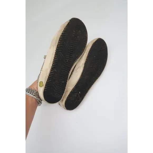 Golden Goose Superstar Sneaker Gold Leather Glitter Size 35 - Picture 10 of 11